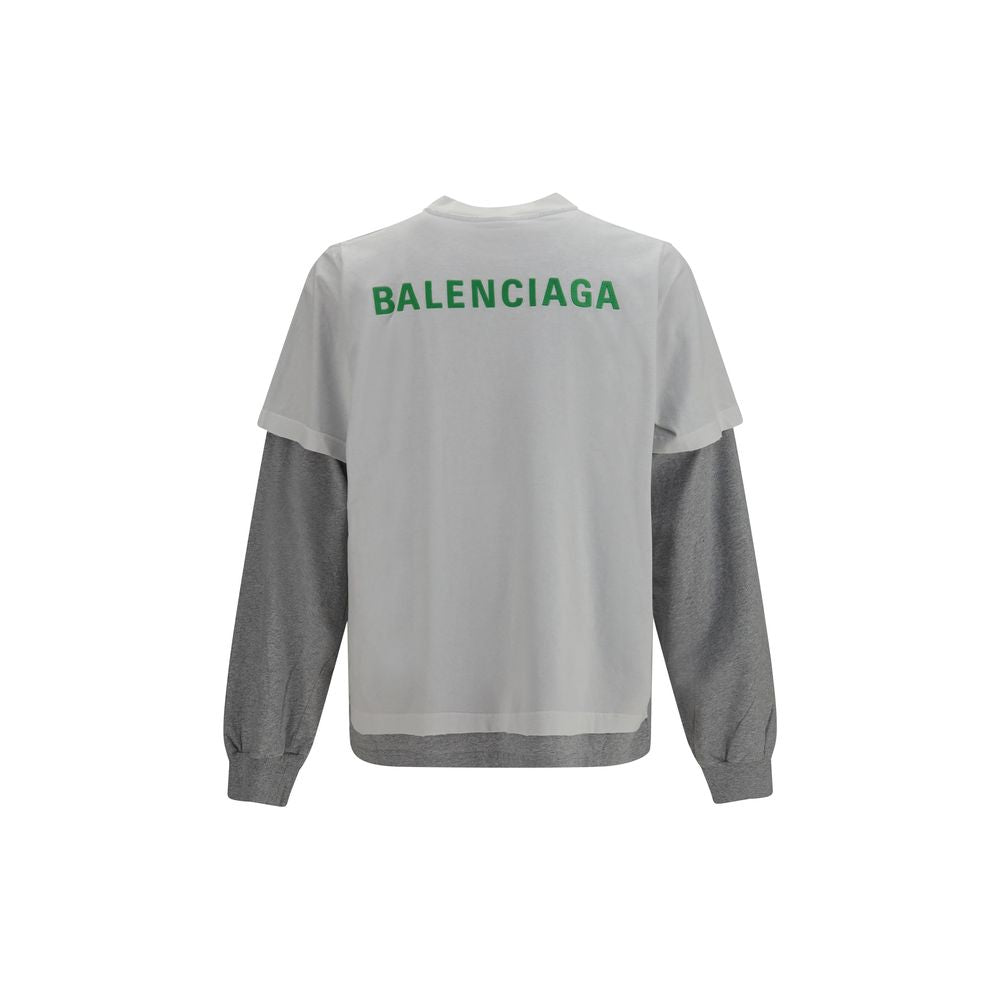 Balenciaga Long Sleeve T-Shirt - Timeless Luxury in Cotton
