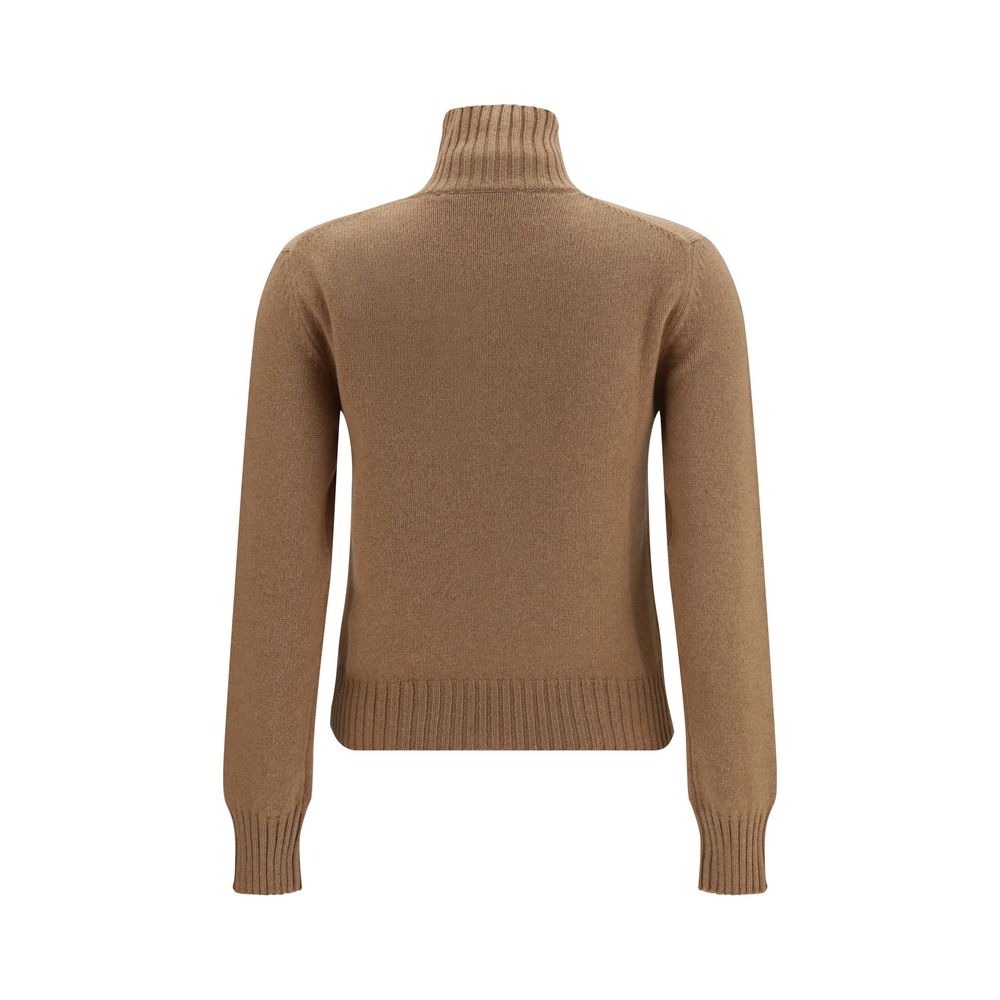 Ami Paris Cashmere Turtleneck Sweater - Elevate Your Elegance