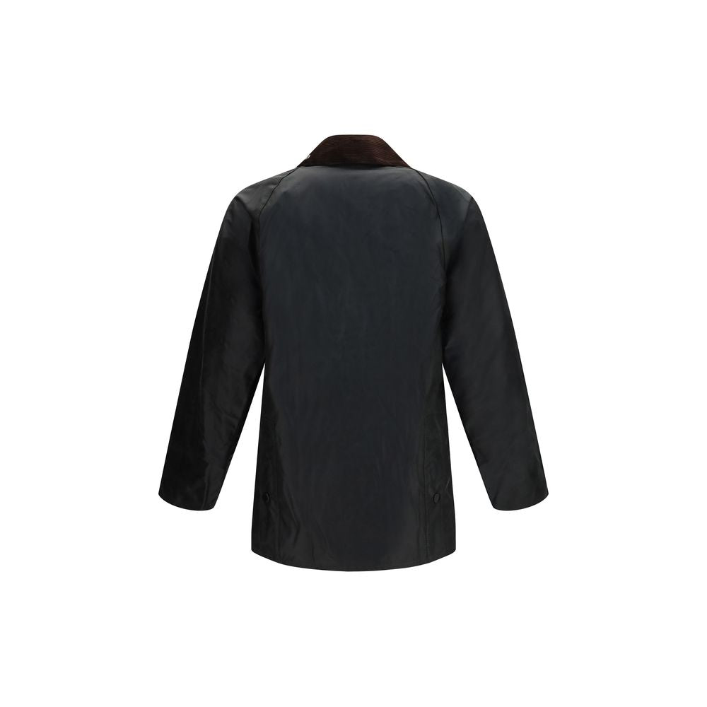 Barbour Black Cotton Full-Length Jacket - Timeless Luxury Redefined