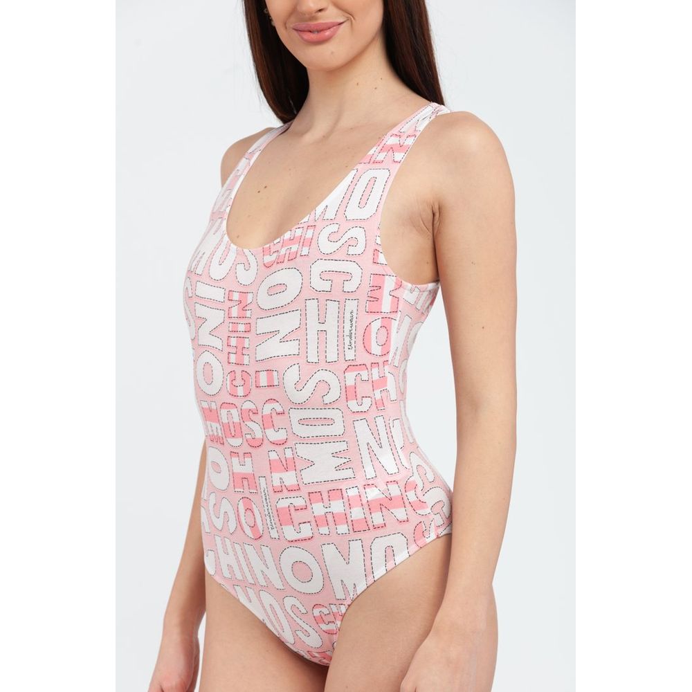 Moschino Multicolor Cotton One-Piece Swimsuit - Luxurious Swimwear