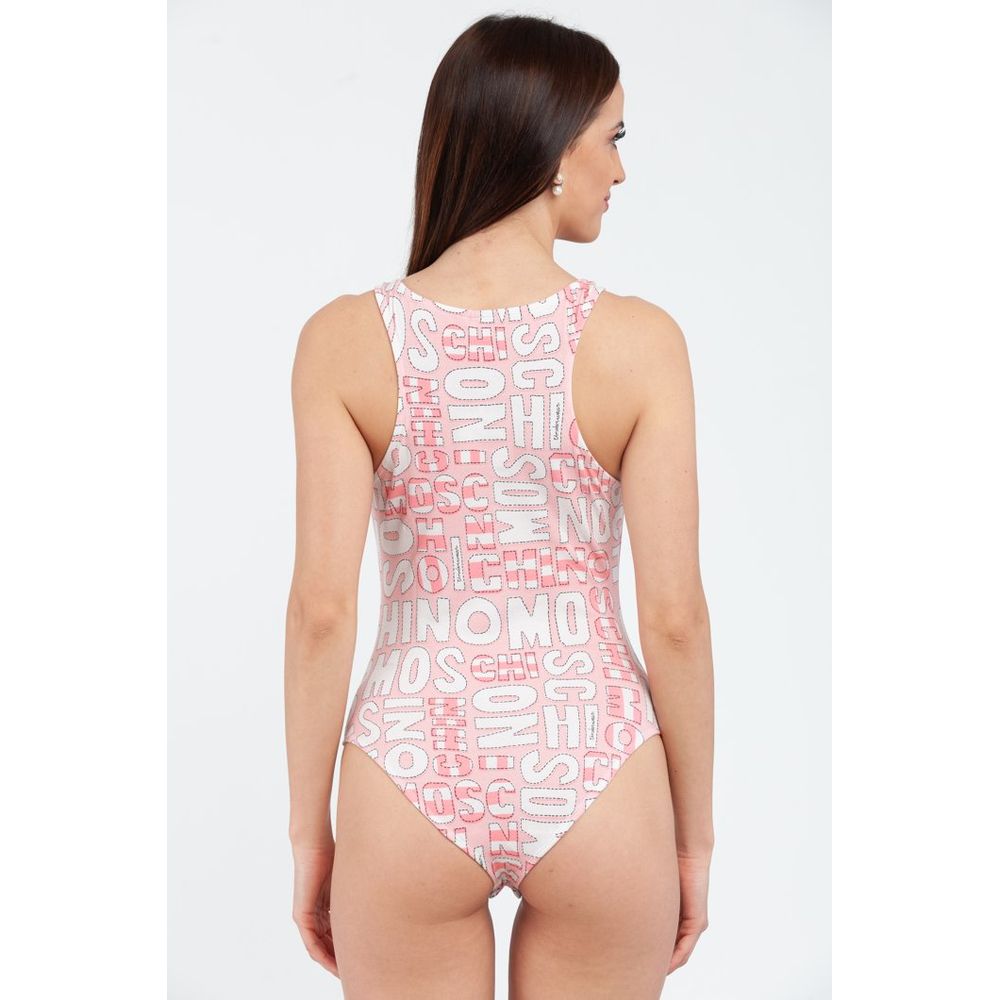 Moschino Multicolor Cotton One-Piece Swimsuit - Luxurious Elegance