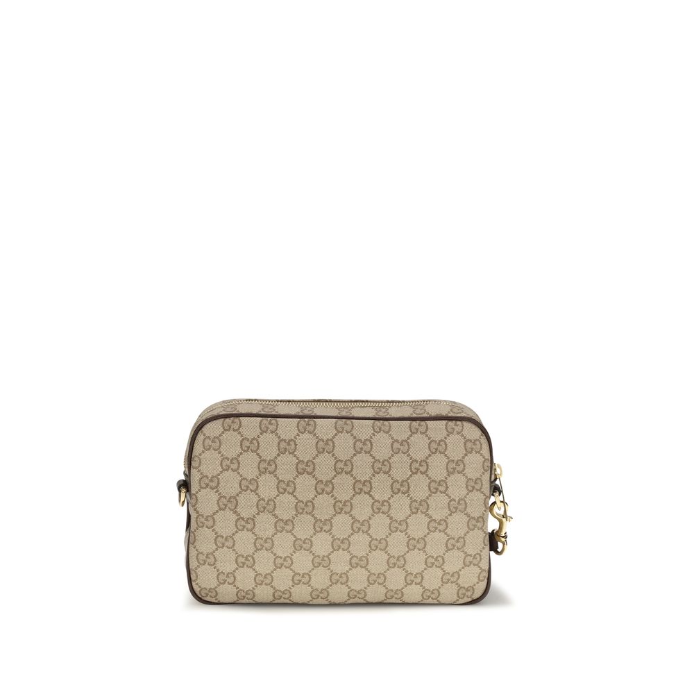 Indulge in the exquisite allure of the Gucci Beige Fabric Shoulder Bag, a masterpiece of Italian craftsmanship that embodies luxury and sophistication for discerning individuals.