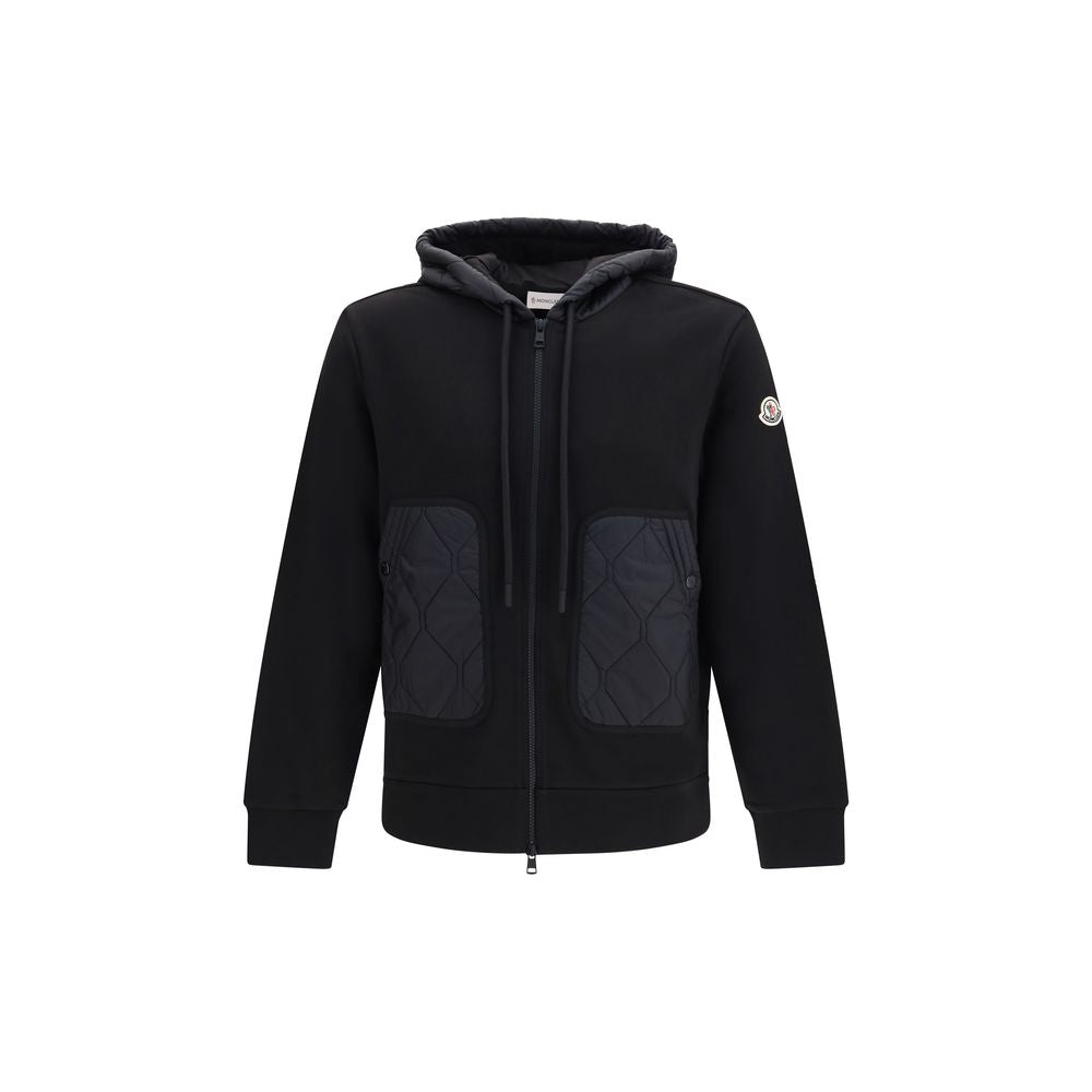 Moncler Black Cotton Sweatshirt - Luxury Redefined for All