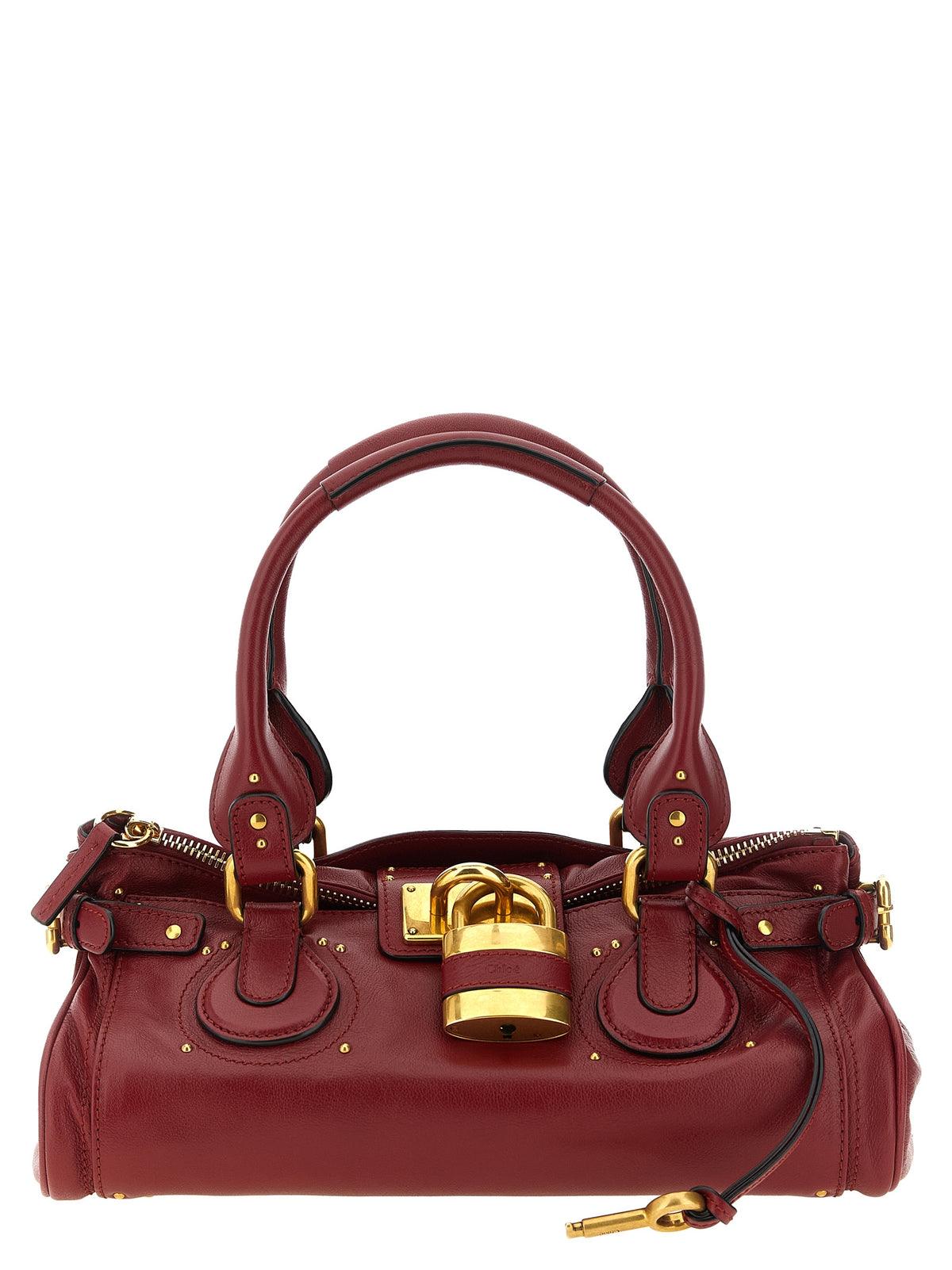 Chloé Bordeaux Buffalo Leather Shoulder Bag - Timeless Luxury