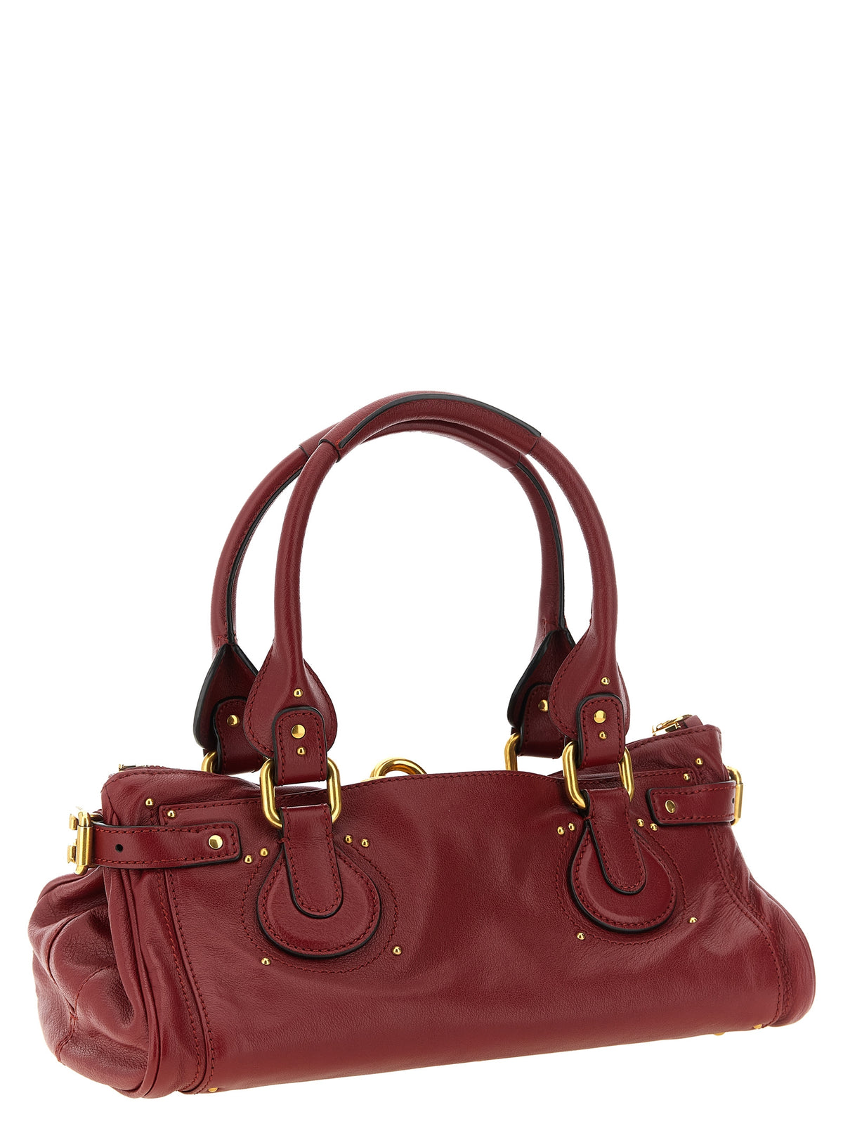 Chloé Bordeaux Buffalo Leather Shoulder Bag - Timeless Luxury
