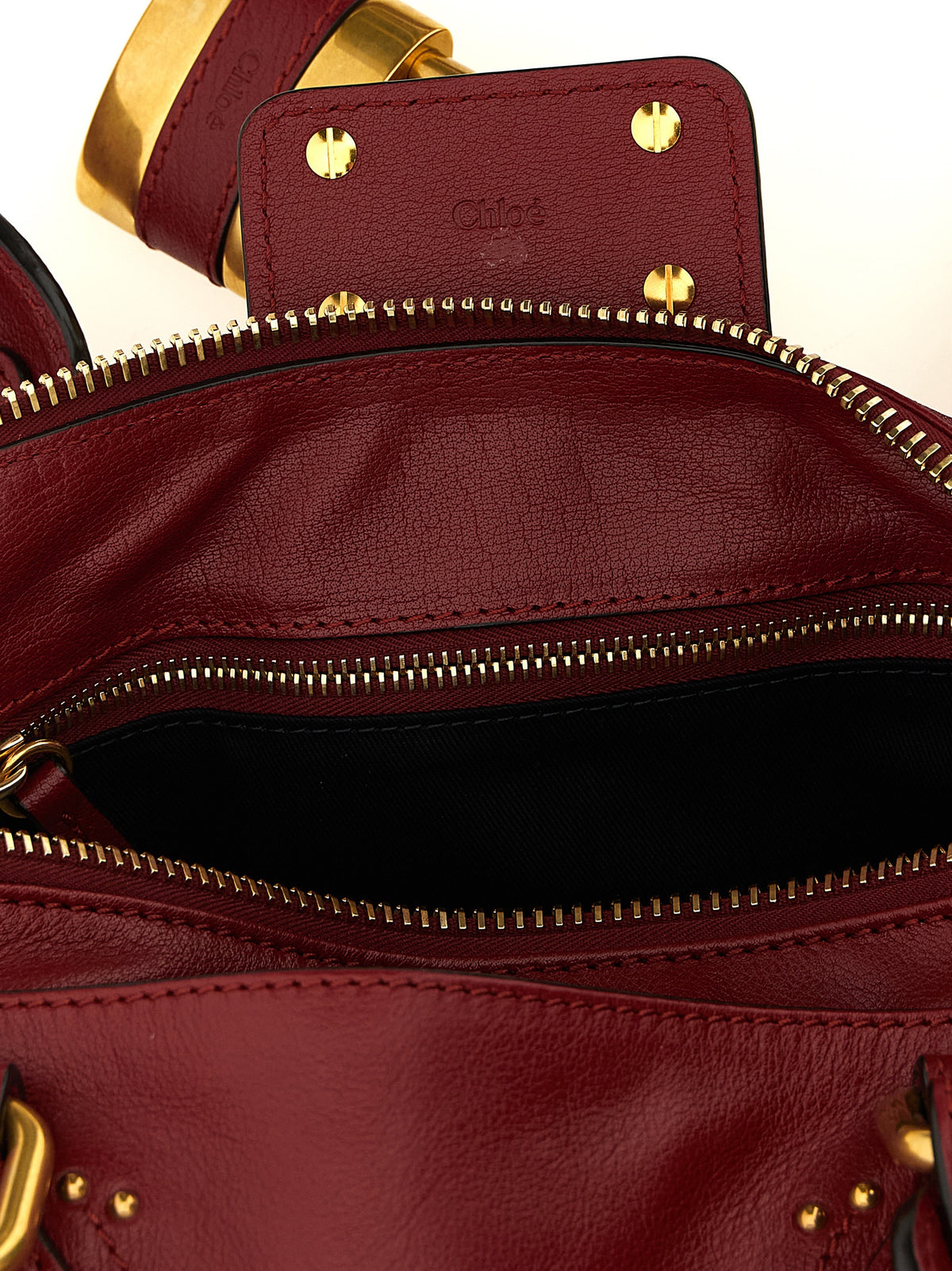 Chloé Bordeaux Buffalo Leather Shoulder Bag - Timeless Luxury