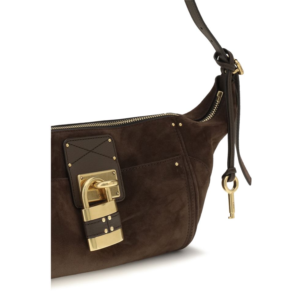 Chloé Brown Calf Leather Bos Taurus Shoulder Bag - Timeless Luxury