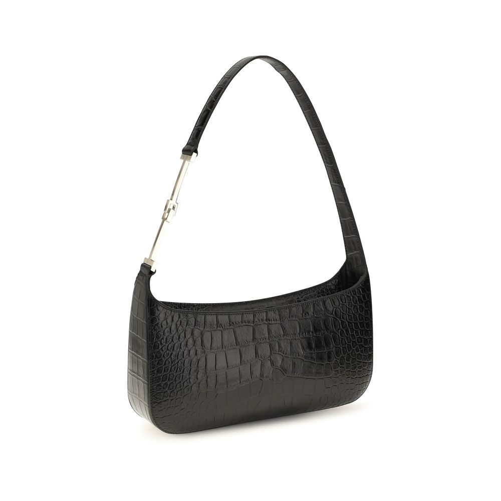 Tom Ford Crocodile-Print Shoulder Bag - Luxurious Calf Leather