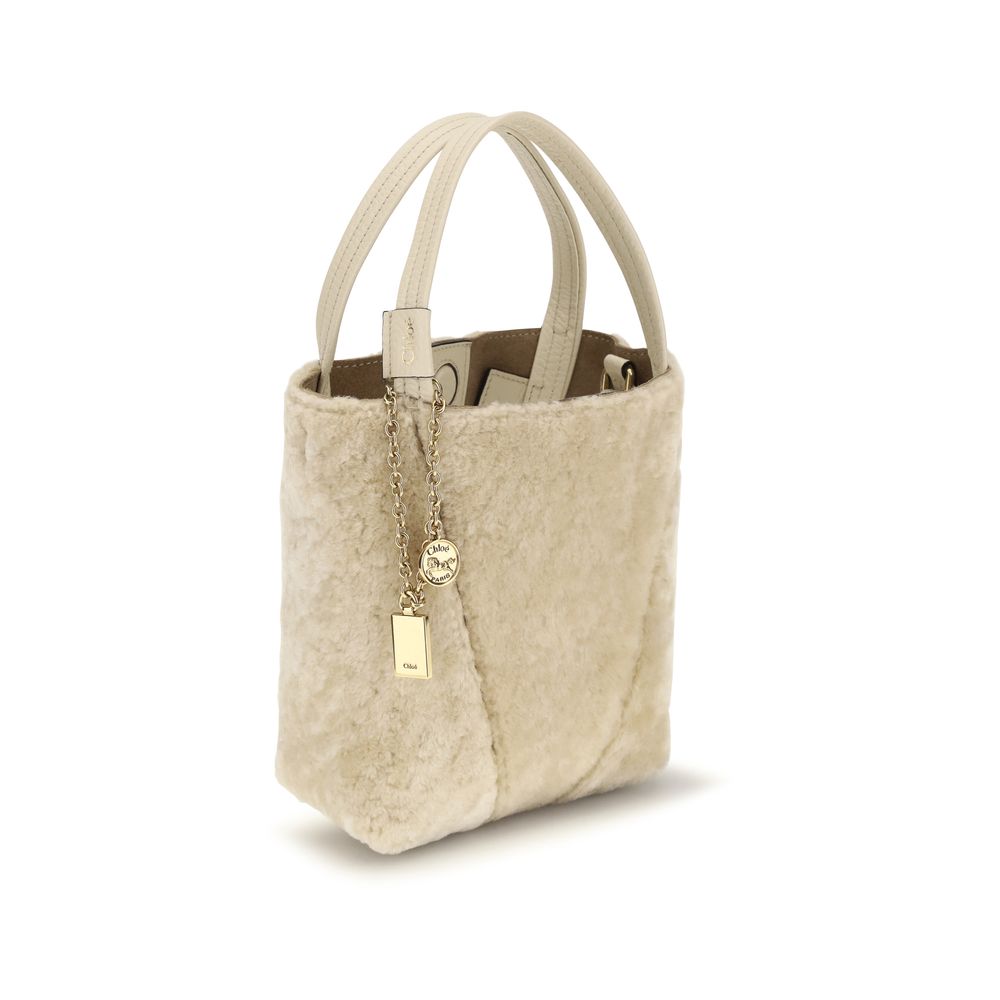 Chloé Spin Bouclé Bucket Bag - Timeless Luxury in Calf Leather