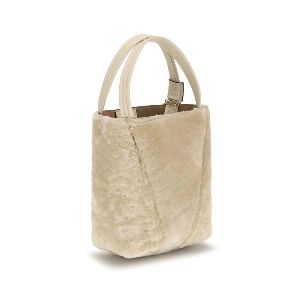Chloé Spin Bouclé Bucket Bag - Luxurious Calf Leather Elegance