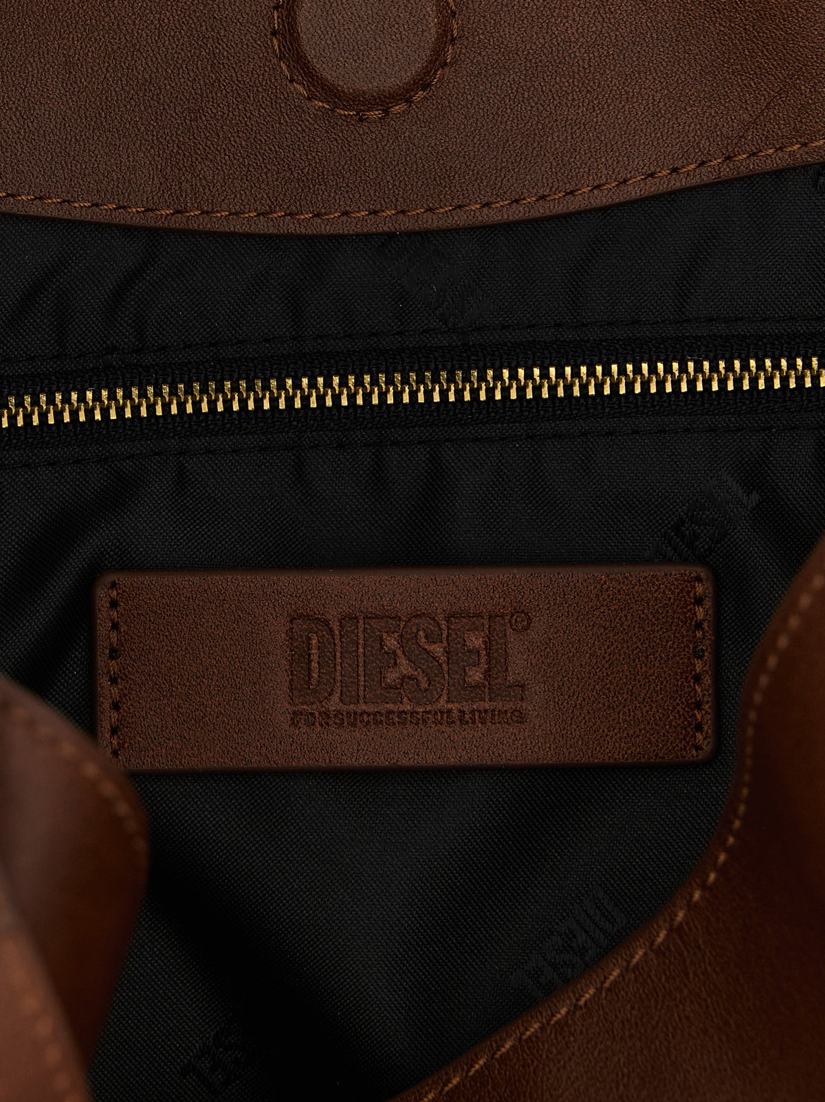 Diesel D-One Handbag - Exquisite Chestnut Cowhide Luxury