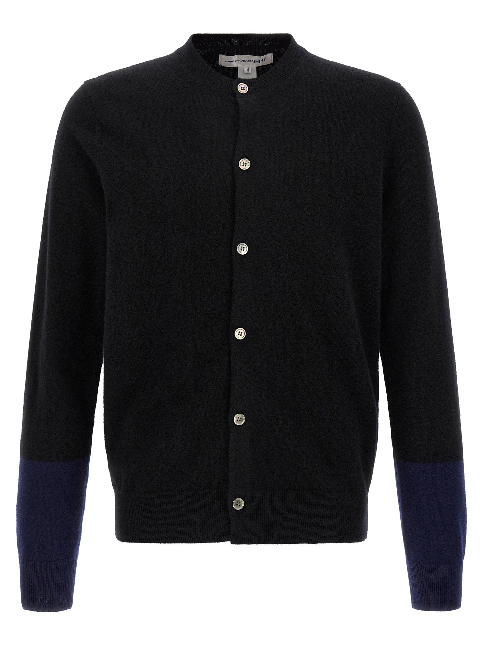 Comme Des Garçons Black Wool Cardigan - Timeless Luxury Knitwear