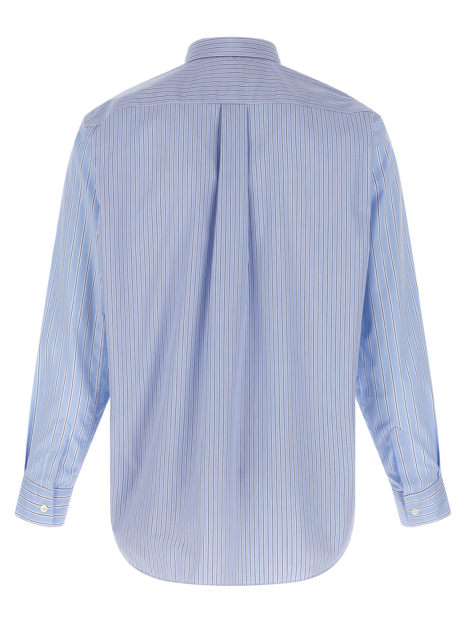 Comme Des Garçons Blue Cotton Blouse - Elevate Your Wardrobe