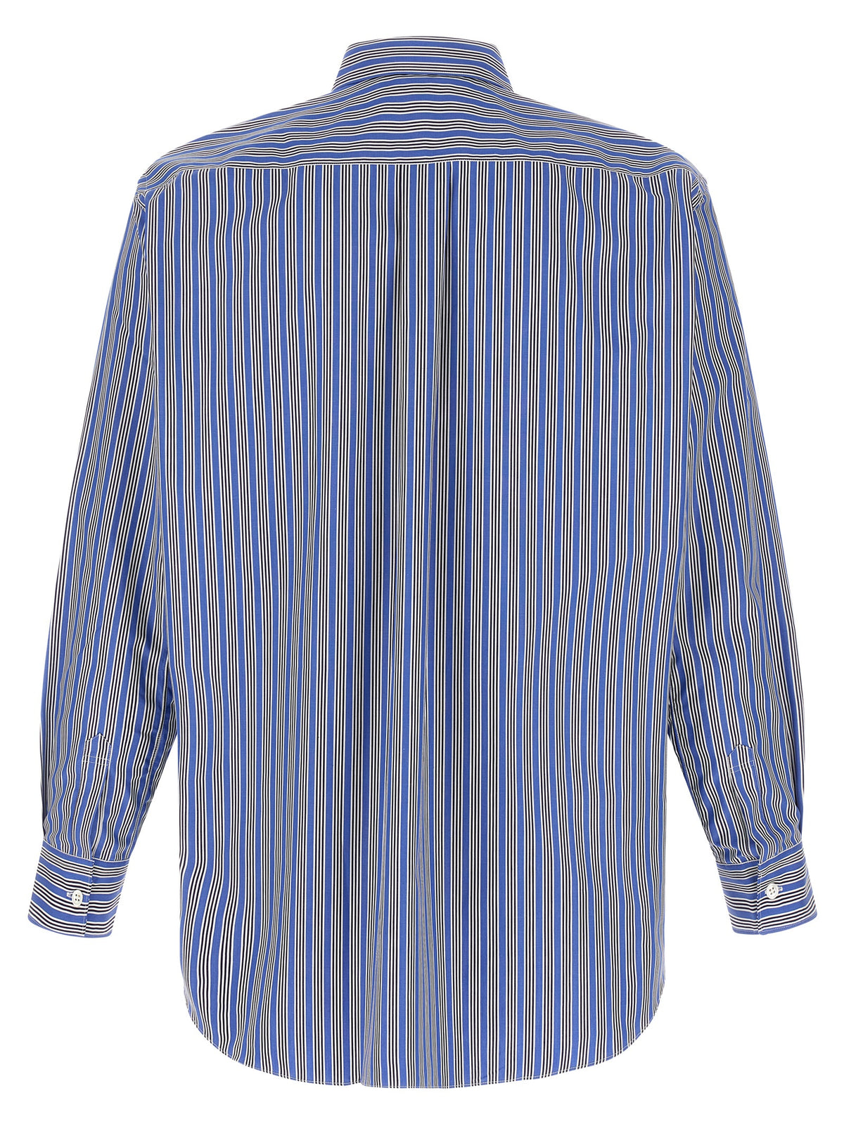 Comme Des Garçons Blue Cotton Blouse - Timeless Luxury Redefined