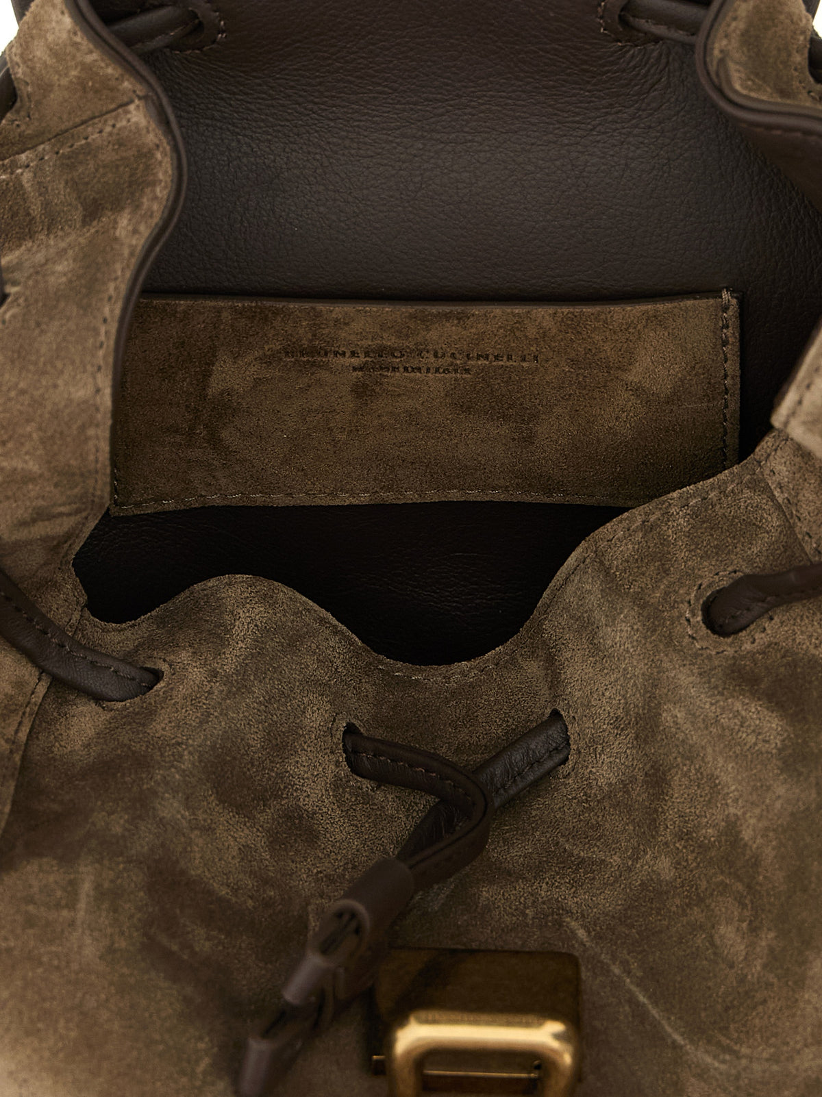 Discover the Brunello Cucinelli Brown Calfskin Backpack, a luxurious blend of exquisite craftsmanship and timeless elegance, perfect for the discerning connoisseur.