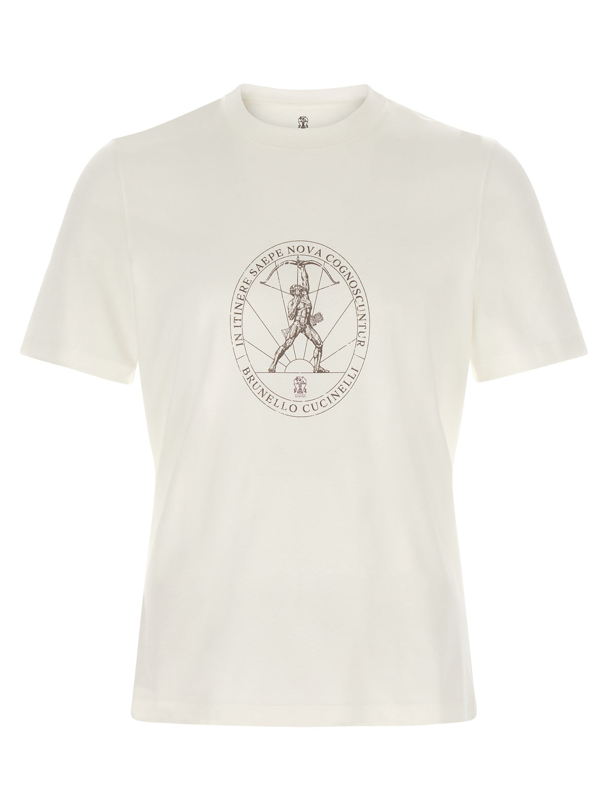 Brunello Cucinelli White Cotton T-Shirt - Elevate Your Wardrobe