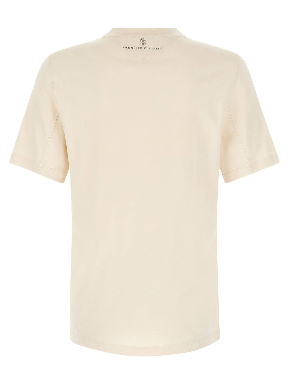 Brunello Cucinelli White Cotton T-Shirt - Luxury Casual Elegance