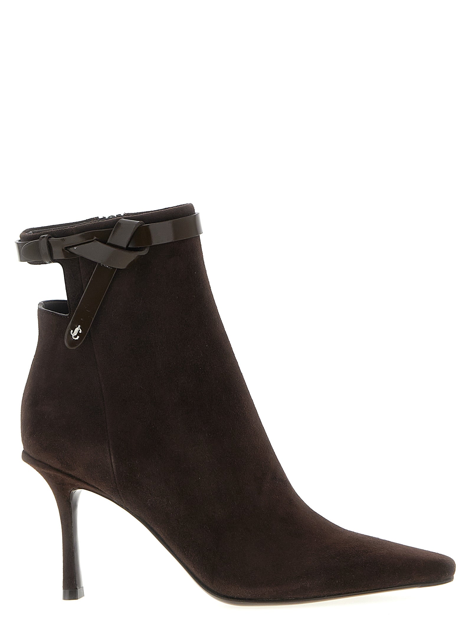 Jimmy Choo Brown Leather Ankle Boots - Luxury Footwear Redefined