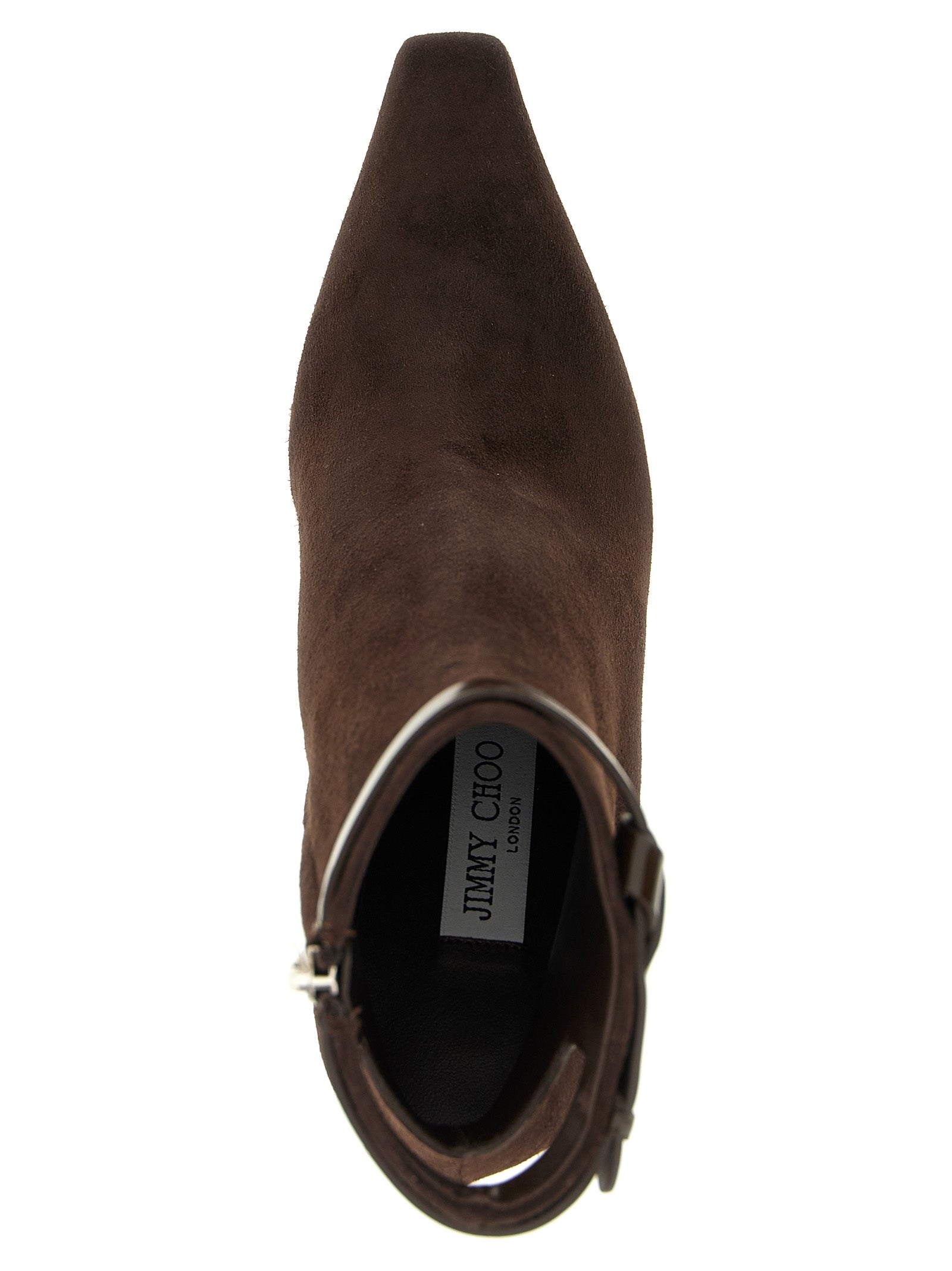 Jimmy Choo Brown Leather Ankle Boots - Luxury Footwear Redefined