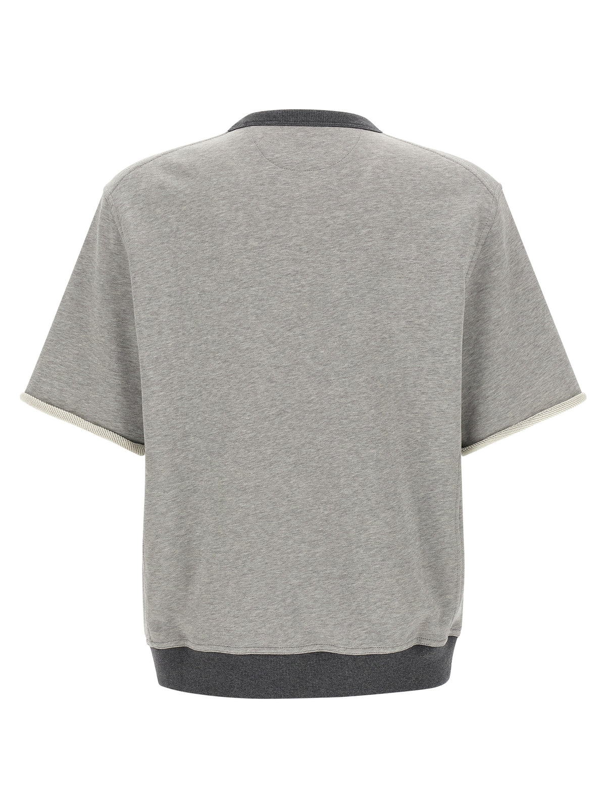 Brunello Cucinelli Gray Cotton Sweatshirt - Effortless Luxury