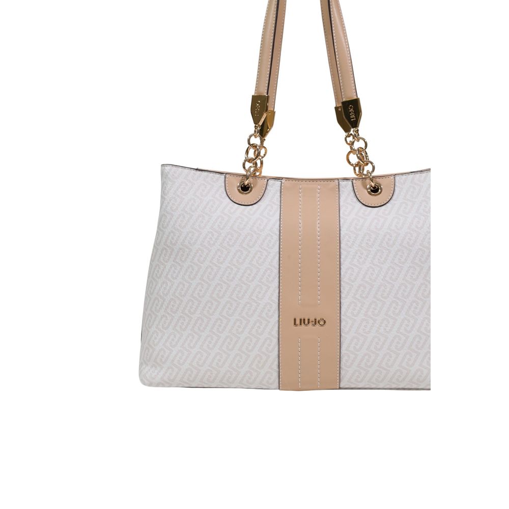 Liu Jo White Polyethylene Handbag - Exquisite Luxury Accessory