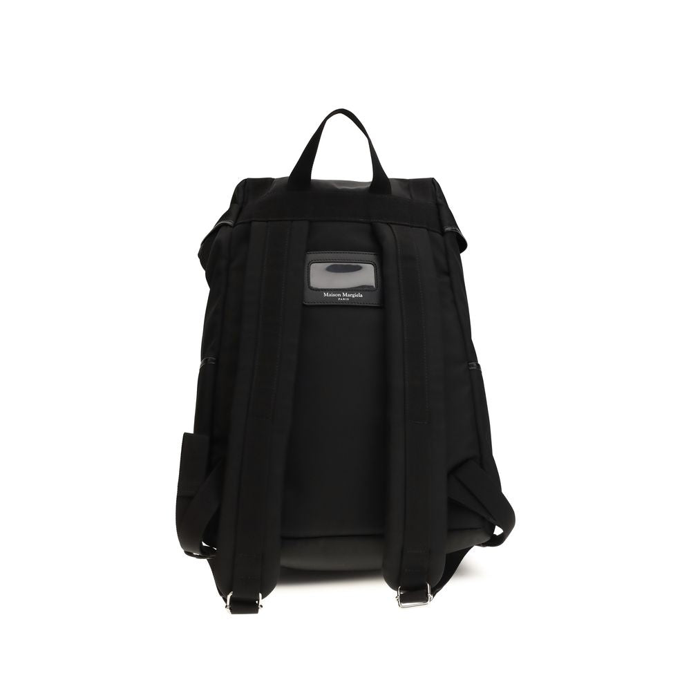 Maison Margiela Black Nylon Backpack - Timeless Luxury Redefined