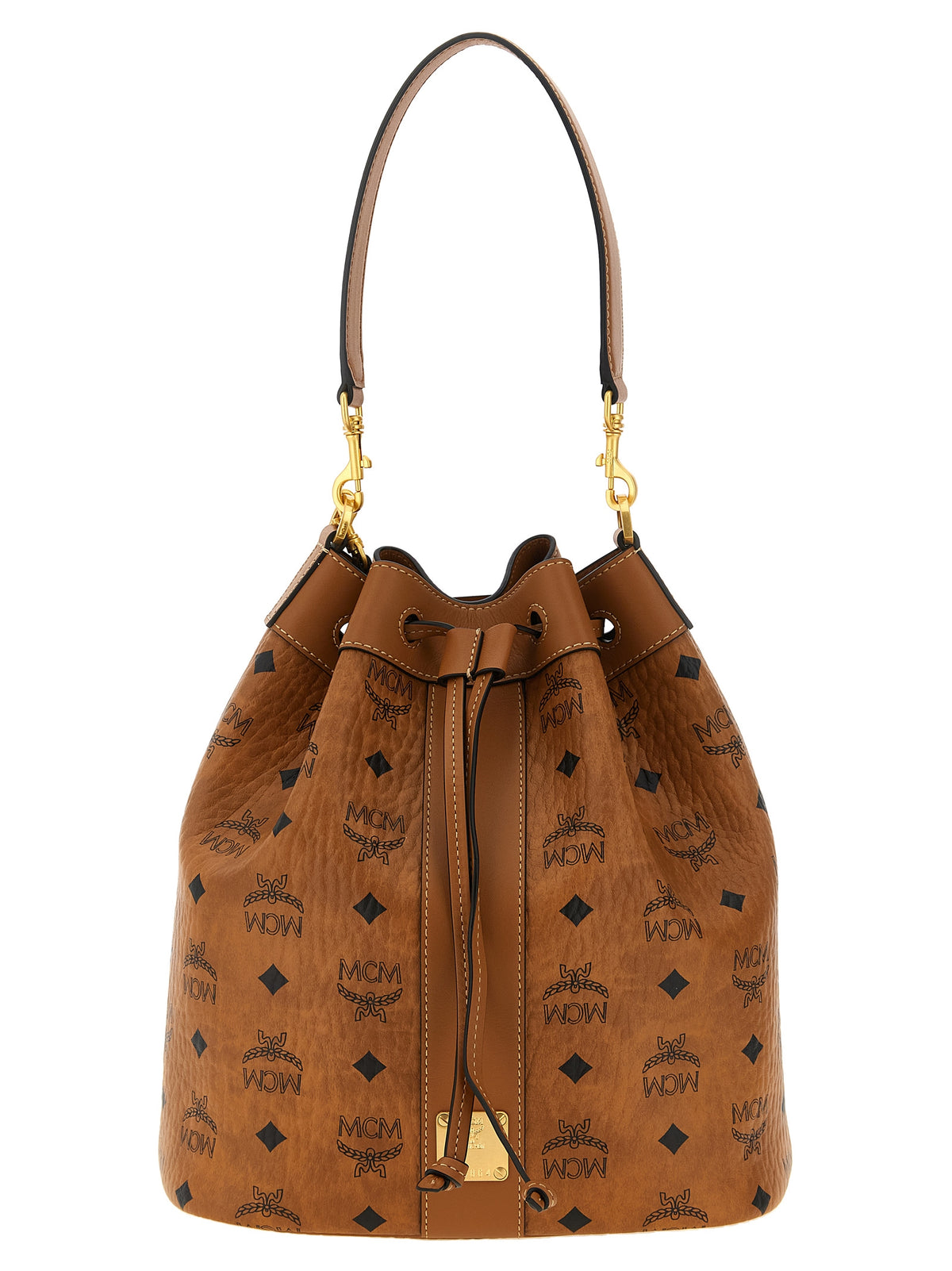MCM Brown Polyethylene Shoulder Bag - Luxurious Dessau Design