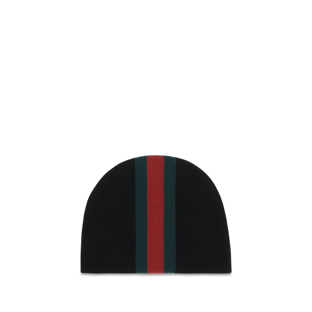 Gucci Black Wool Oves Aries Beanie - Timeless Luxury Accessory