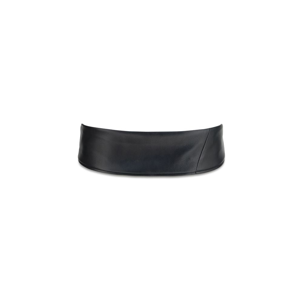 Jacquemus High-Waist Black Calf Leather Belt - Timeless Elegance
