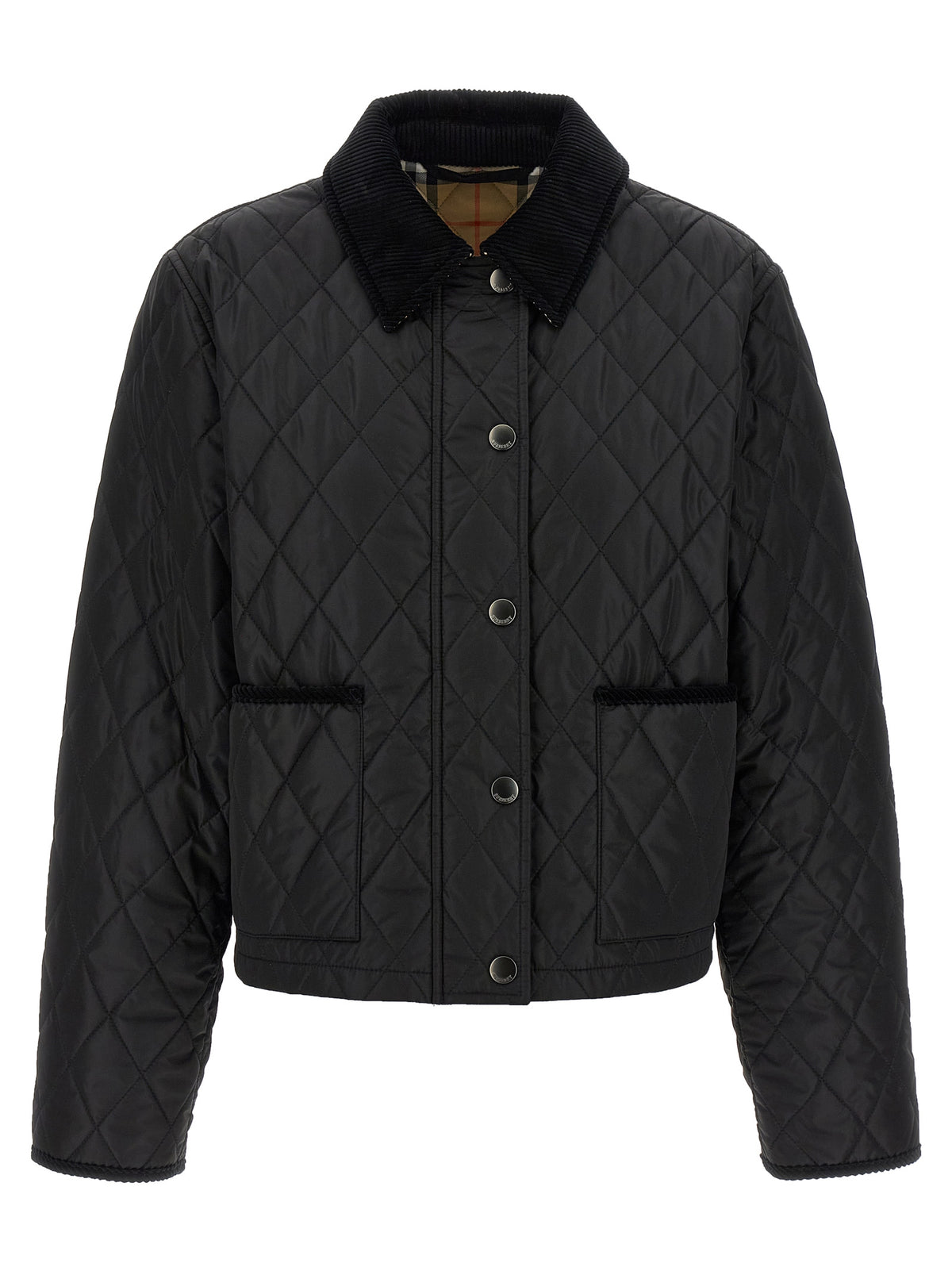 Burberry Black Polyamide Full-Length Jacket - Timeless Luxury