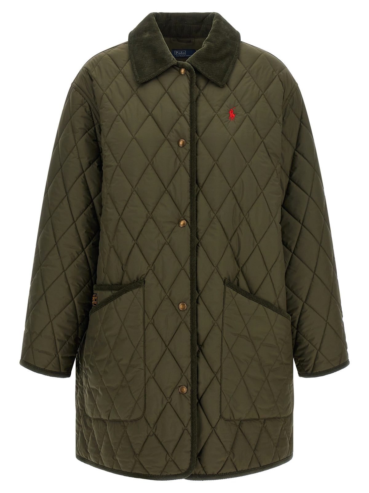 Polo Ralph Lauren Bicolor Polyester Full-Length Jacket
