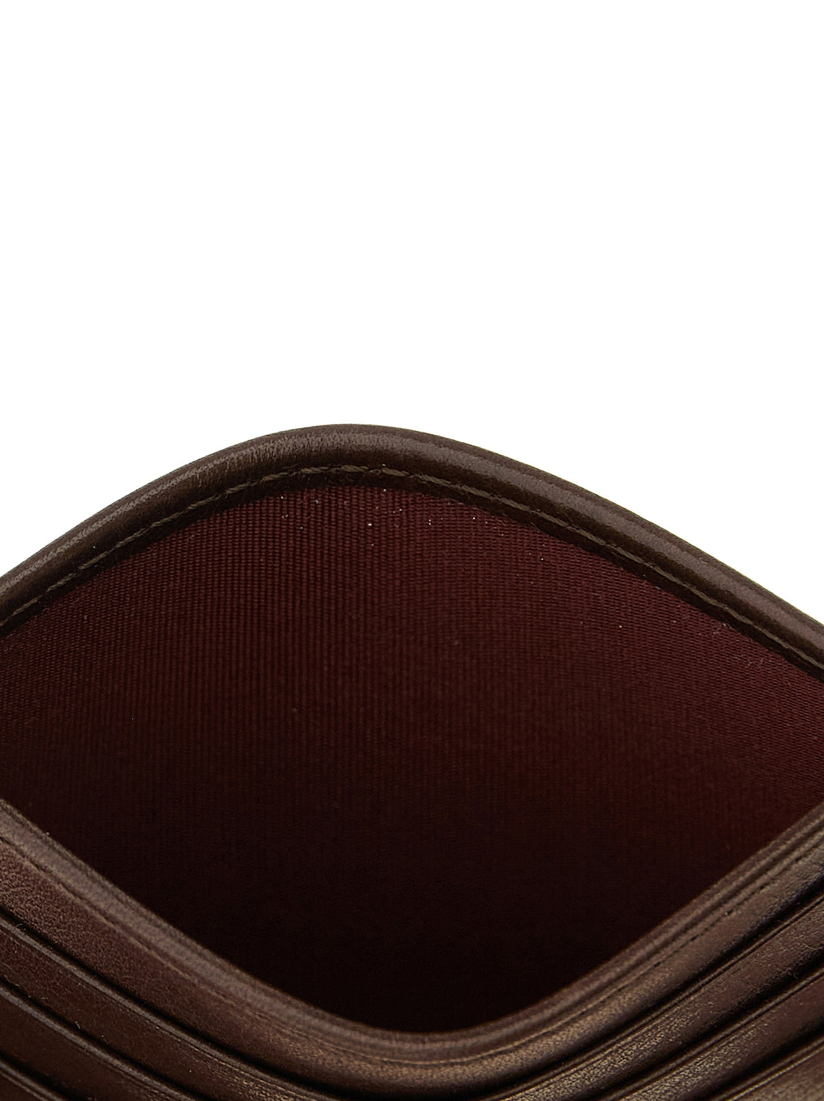 Brunello Cucinelli Brown Calfskin Cardholder - Timeless Elegance