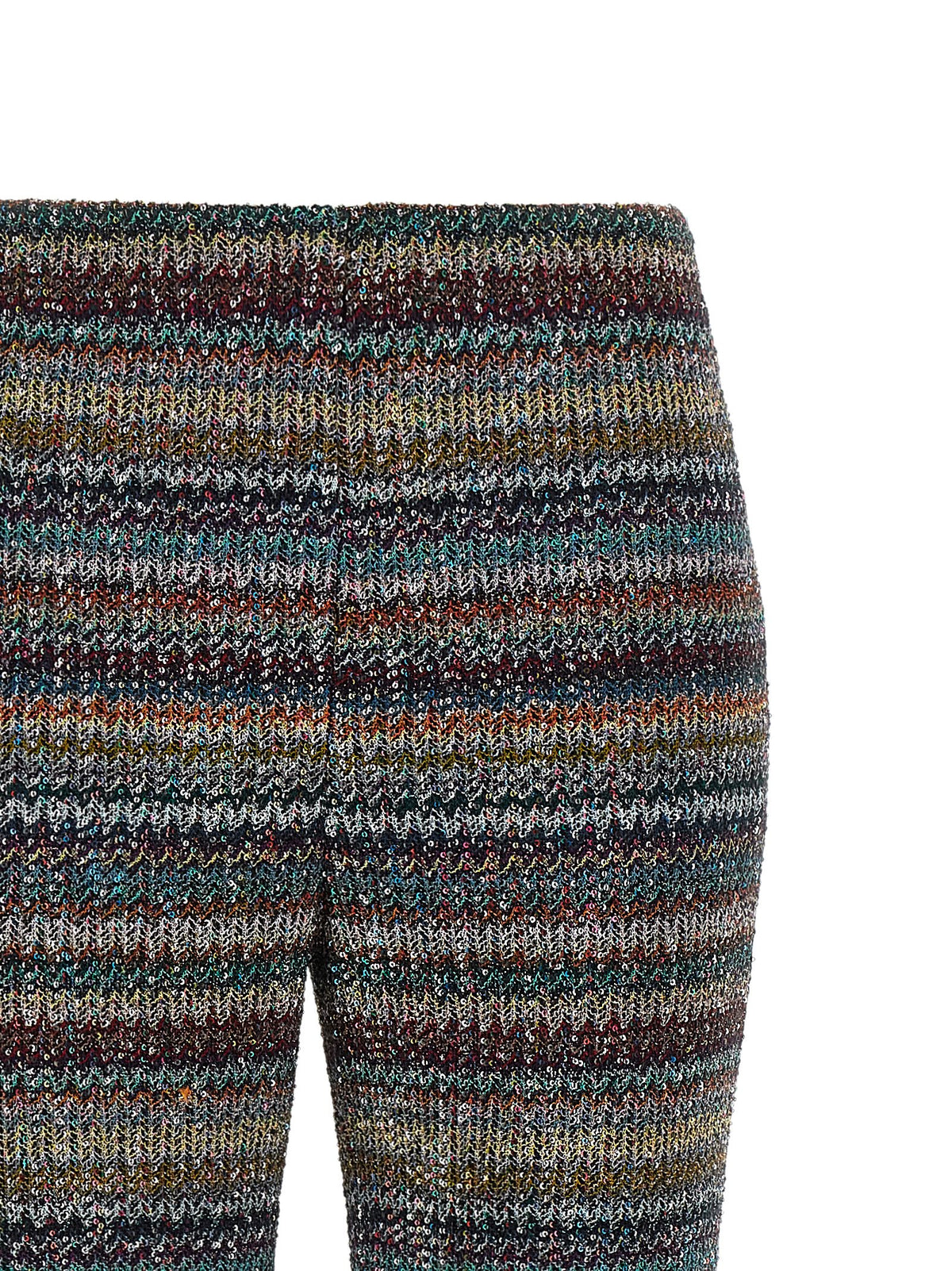 Missoni Multicolor Viscose Flared Pants - Exquisite Italian Luxury