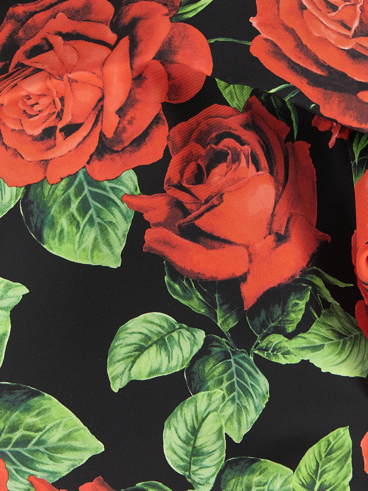 Dolce & Gabbana Black Silk Foulard - Exquisite Italian Luxury