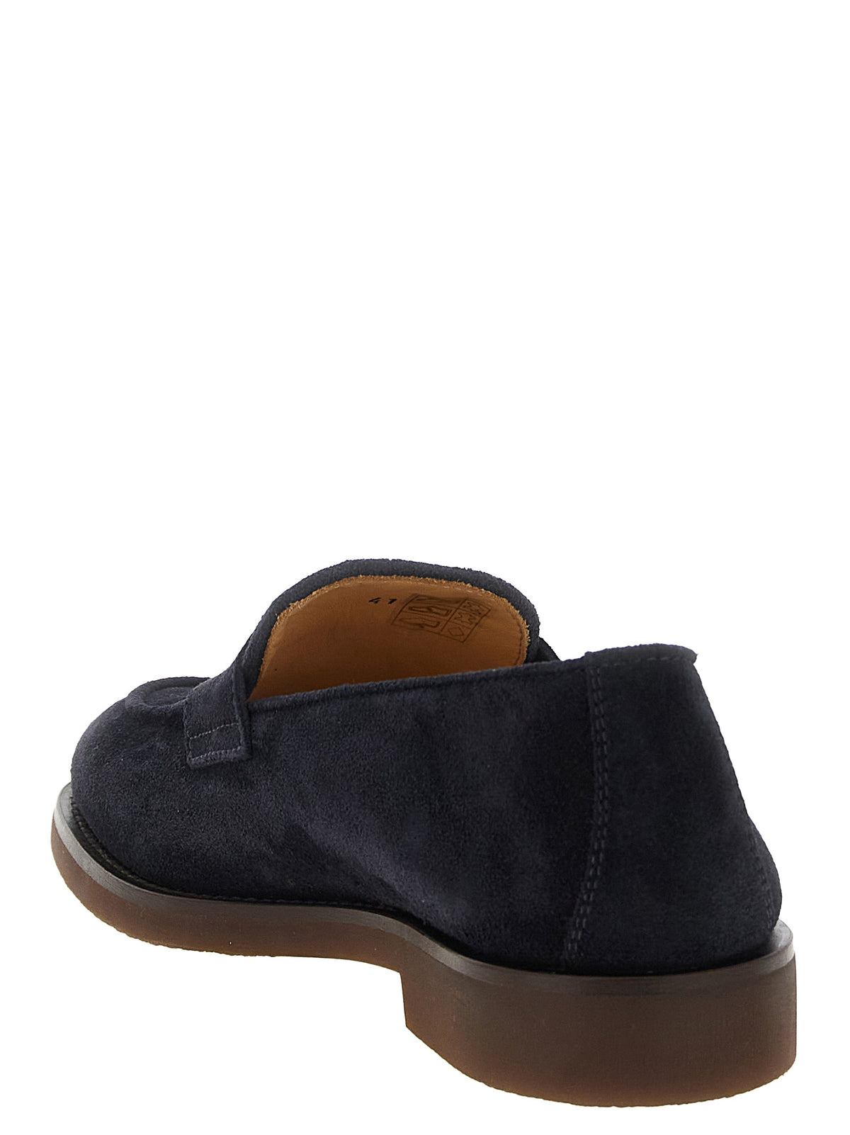 Elevate your elegance with Brunello Cucinelli Blue Calfskin Slip-On Loafers, where exquisite craftsmanship meets luxurious comfort for the discerning individual.