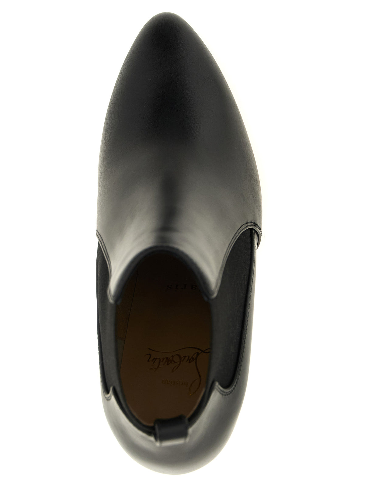Christian Louboutin Black Calfskin Ankle Boots - Timeless Luxury