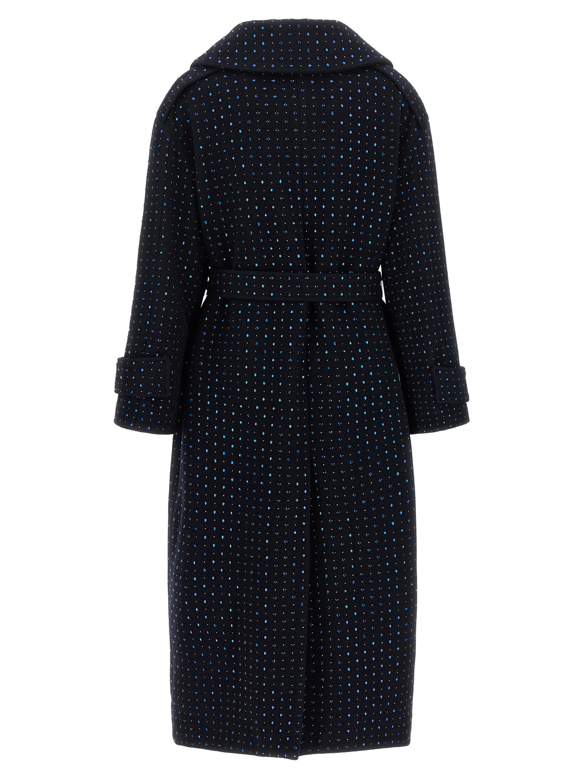 PINKO Blue Wool Coat - Exquisite Luxury Outerwear for All