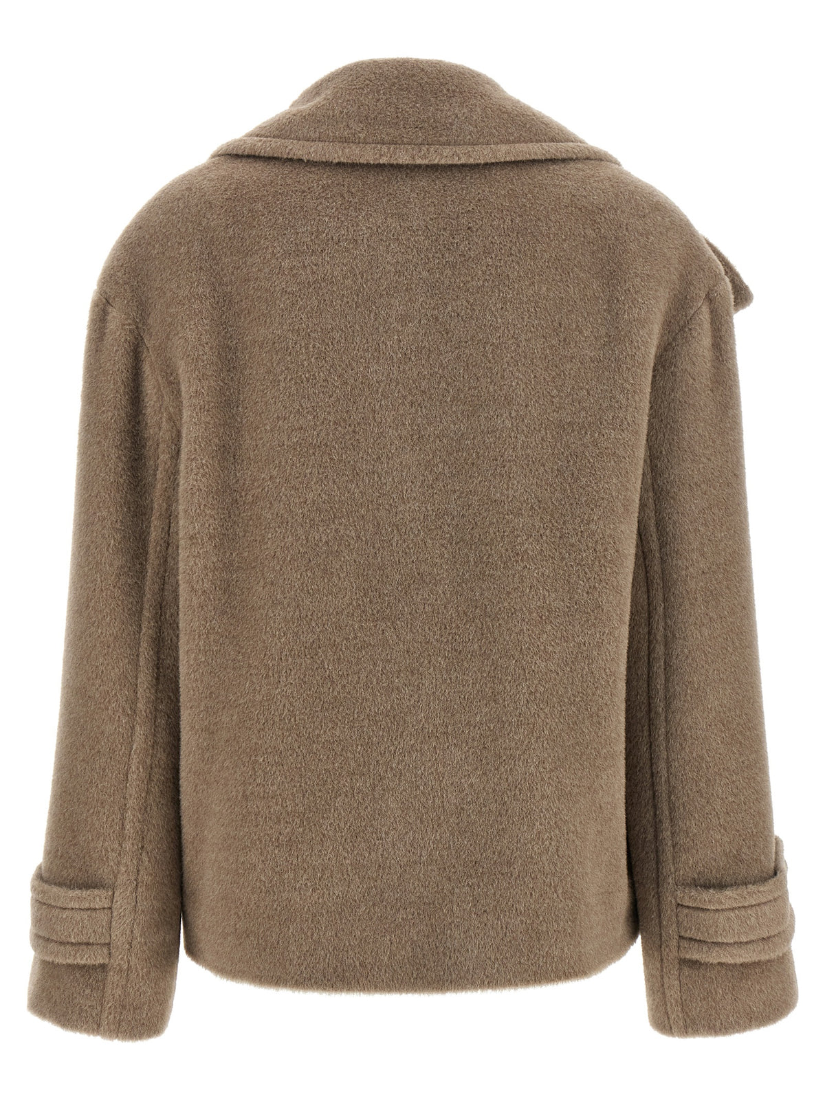 Tagliatore Beige Wool Coat - Exquisite Italian Elegance
