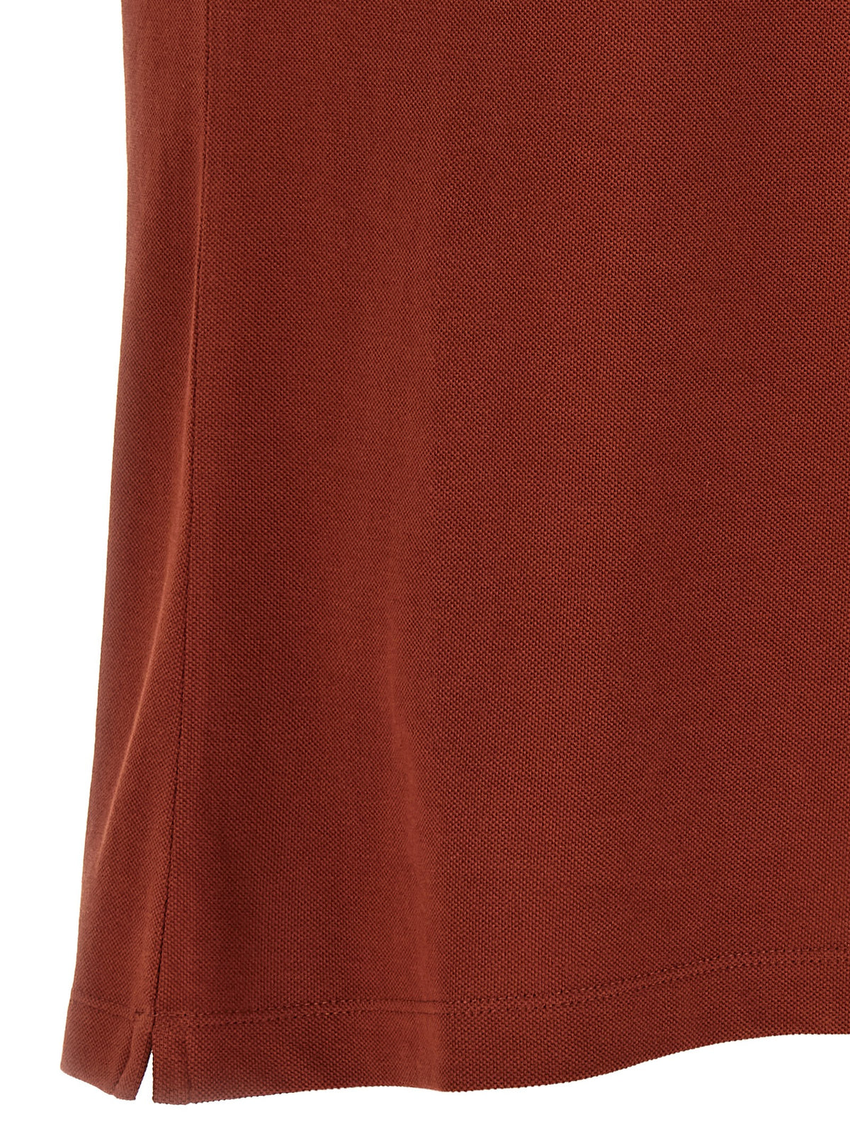 Elevate your wardrobe with the Brunello Cucinelli Red Cotton Polo Shirt, a testament to Italian craftsmanship and luxurious comfort, perfect for any sophisticated occasion.