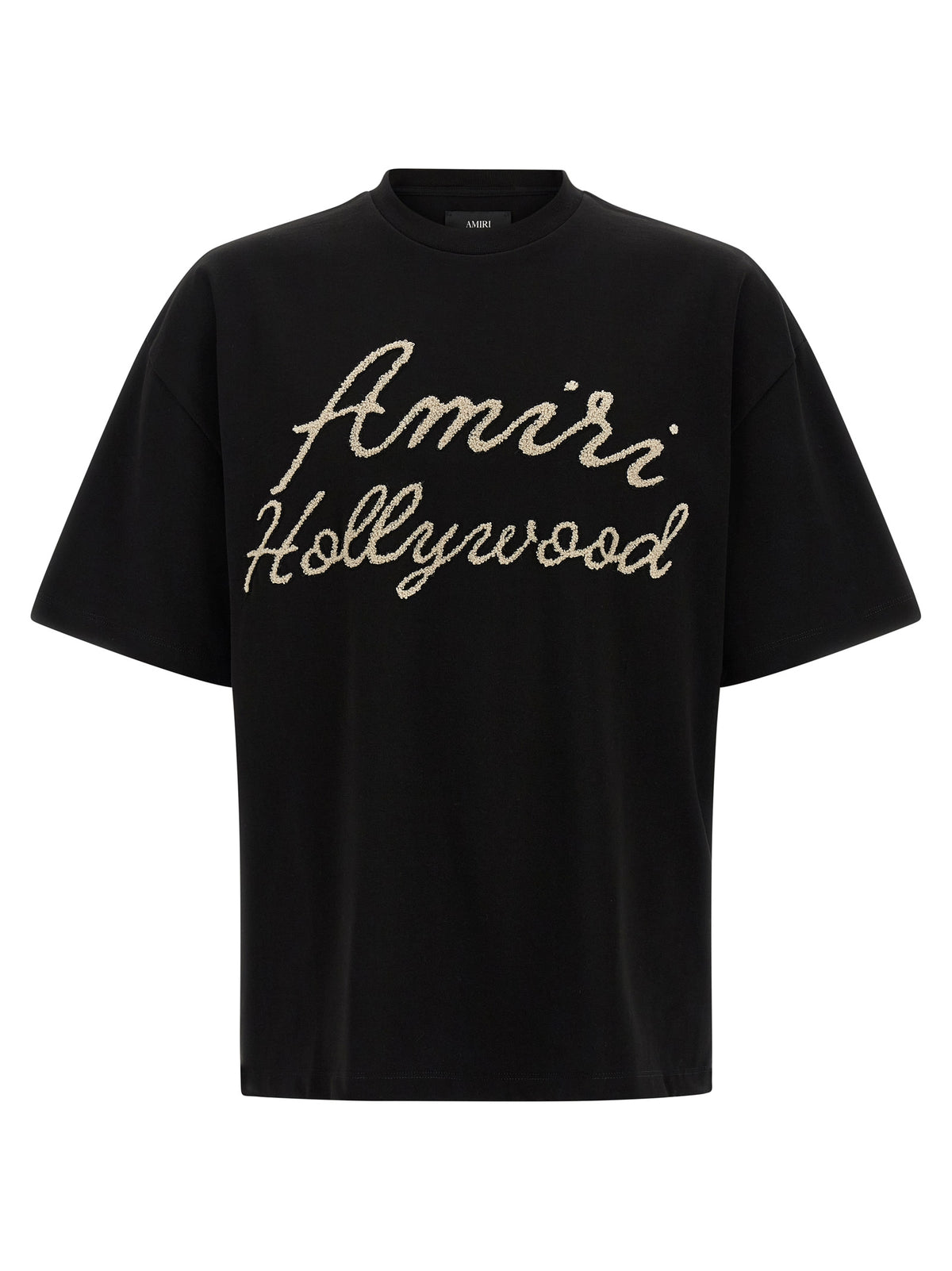 Elevate your wardrobe with the Amiri Black Cotton T-Shirt, a luxurious blend of relaxed elegance and sophisticated craftsmanship, perfect for the modern connoisseur.