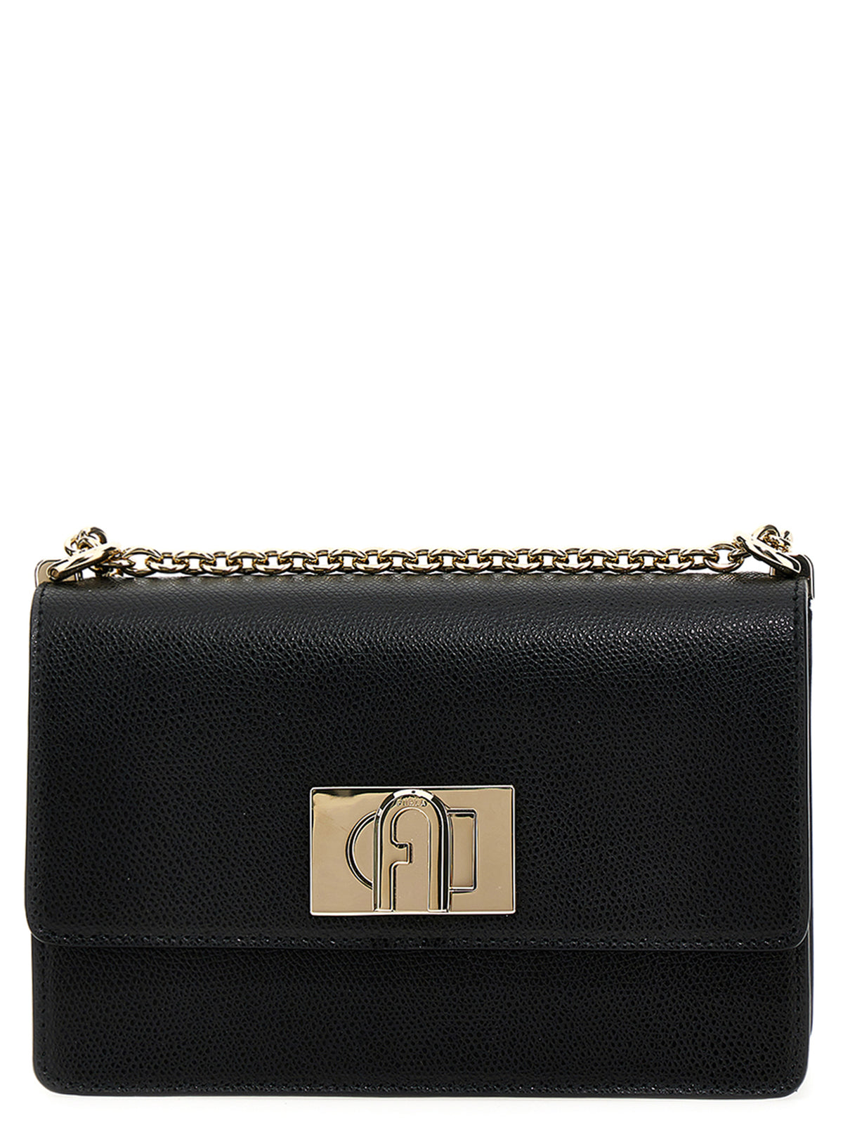Furla Black Leather Crossbody Bag - Timeless Luxury Redefined