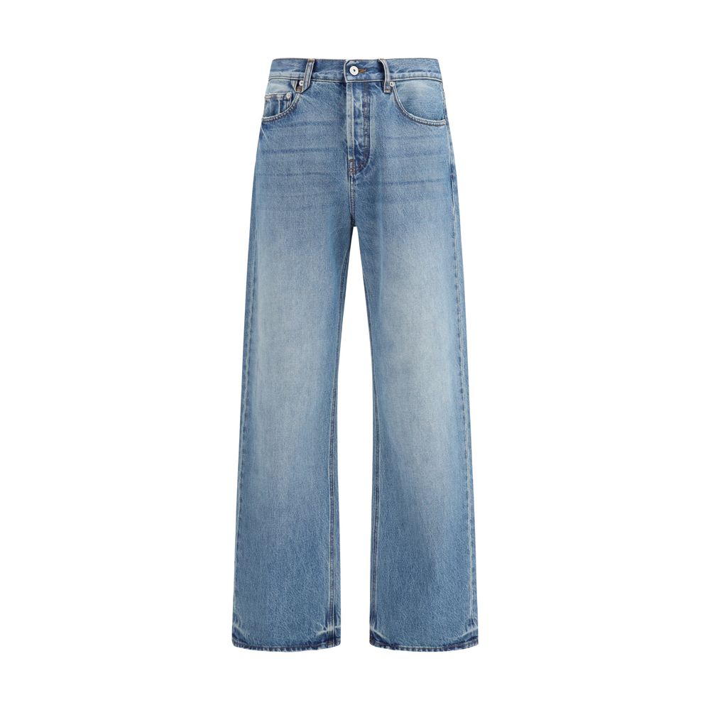Indulge in the timeless elegance of Jacquemus Blue Cotton Jeans from the AW26 collection, crafted from 100% cotton for a luxurious vintage allure.