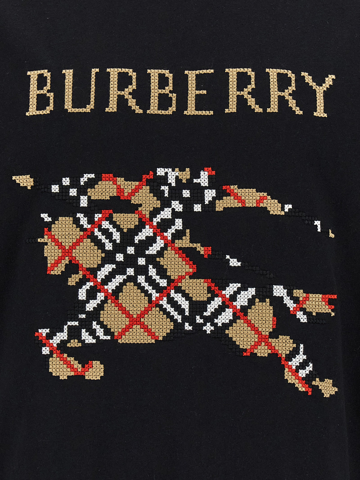 Burberry Black Cotton T-Shirt - Timeless Luxury for All