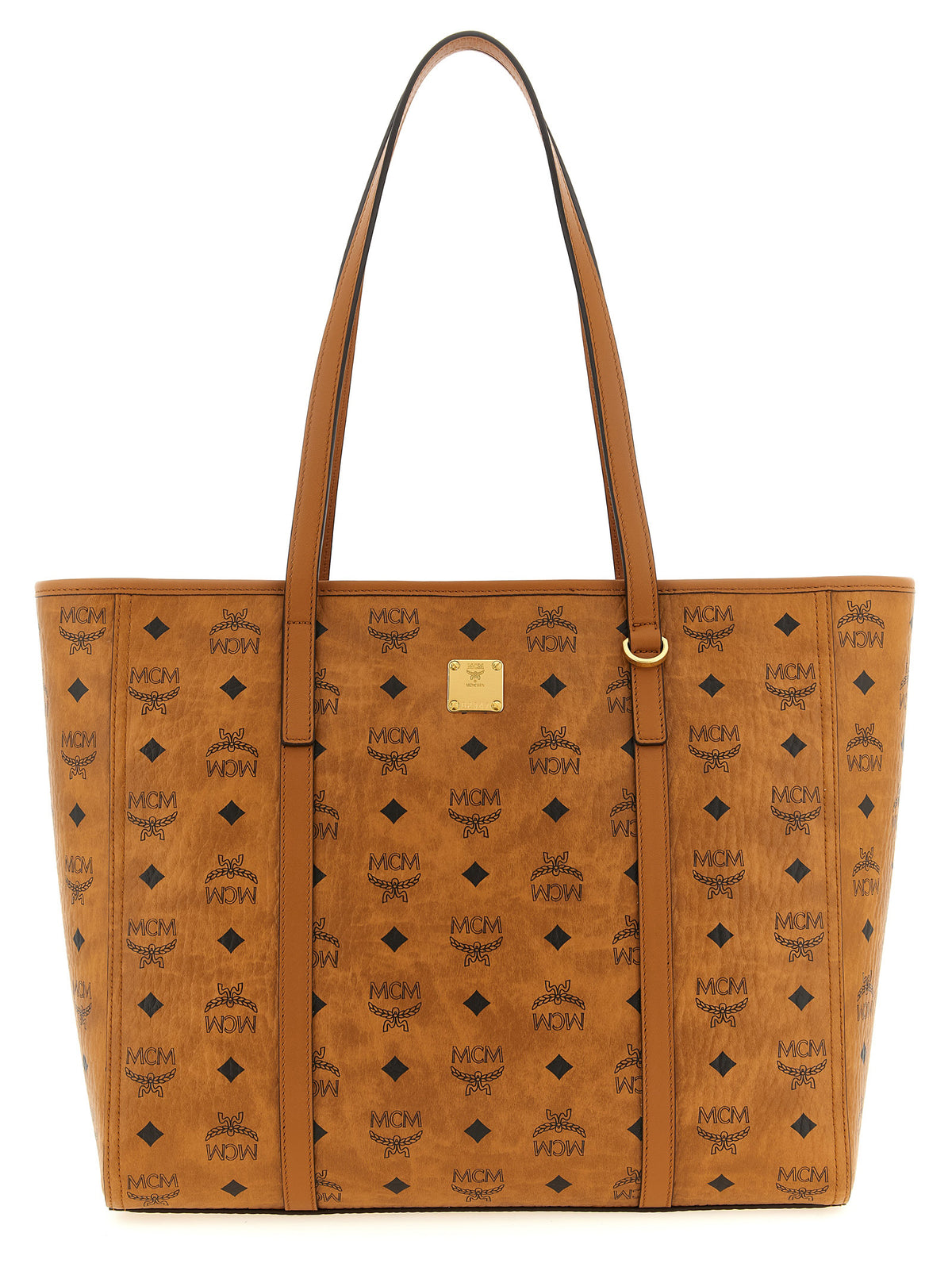 MCM Brown Polyethylene Tote Bag - Luxury Everyday Elegance