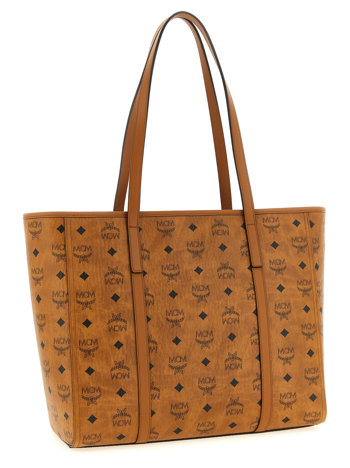 MCM Brown Polyethylene Tote Bag - Luxury Everyday Elegance