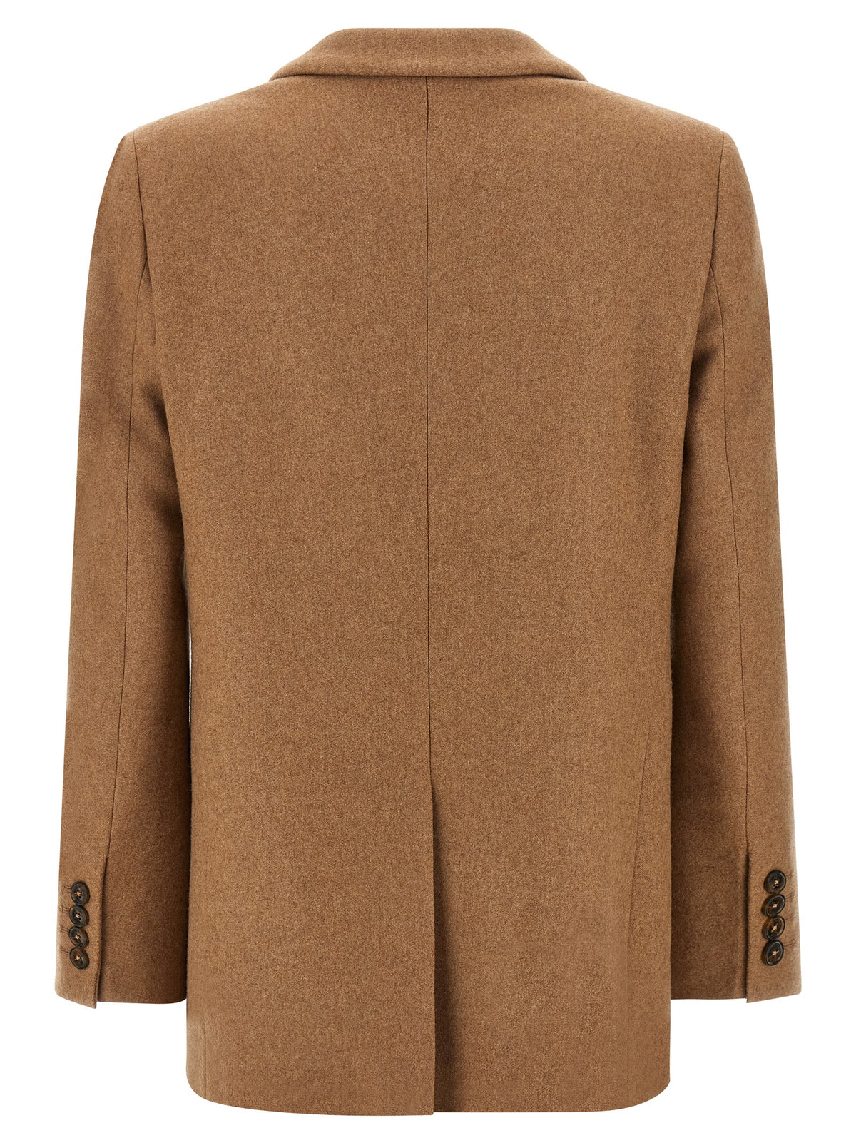 Elevate your wardrobe with the Blazé Milano Beige Virgin Wool Blazer, a luxurious blend of virgin wool and cashmere, embodying timeless elegance and sophisticated craftsmanship.