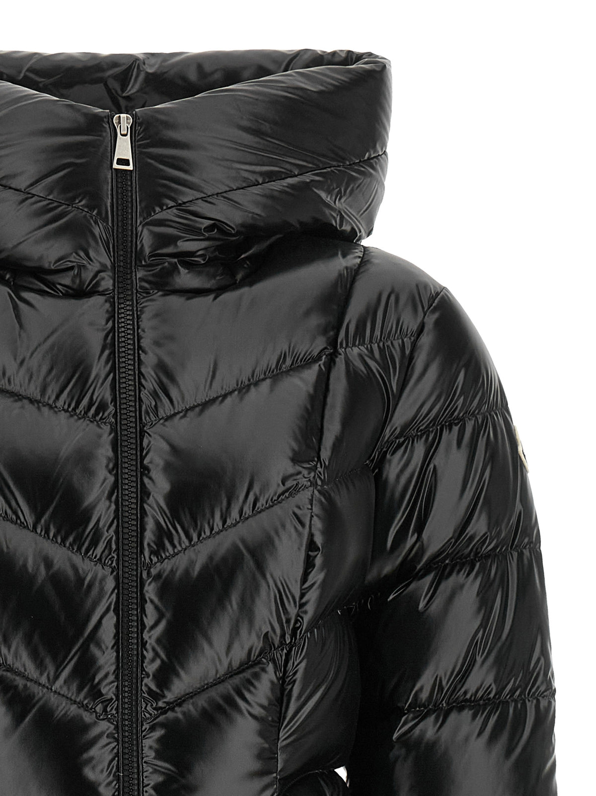 Moncler Black Polyamide Full-Length Jacket