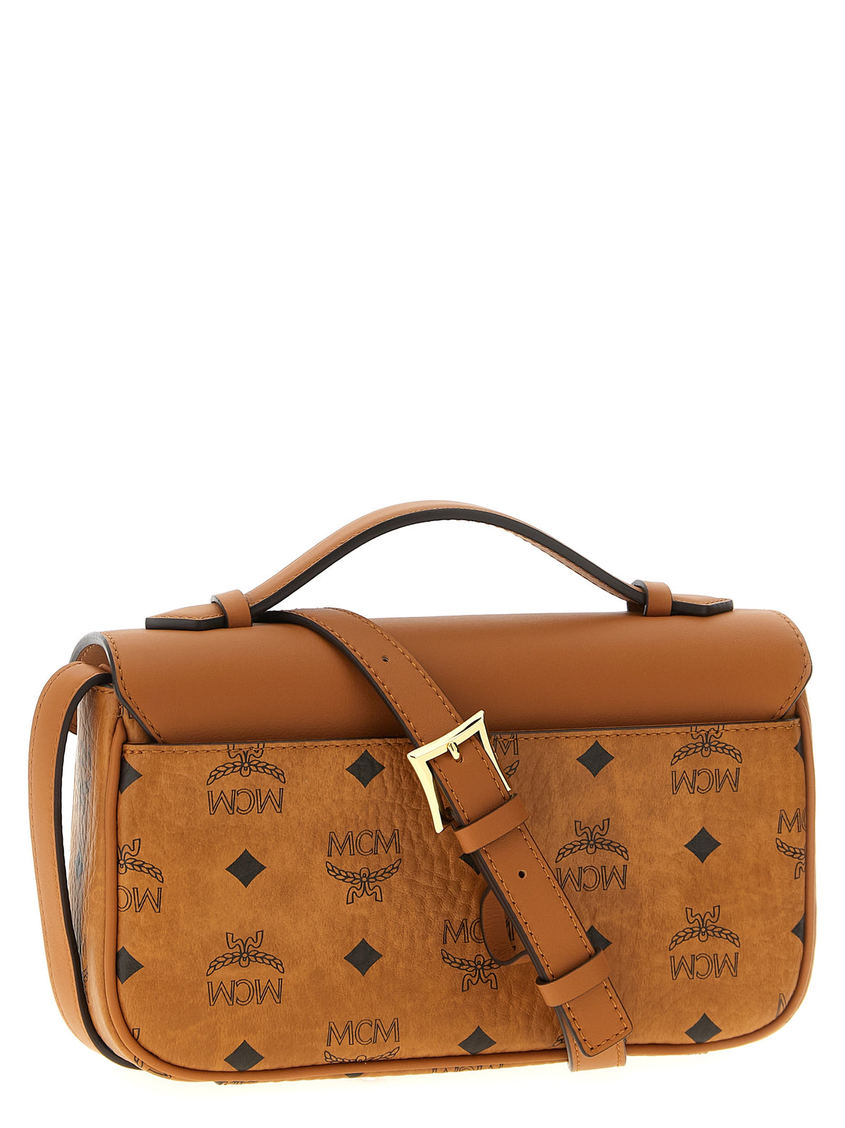 MCM Brown Polyethylene Crossbody Bag – Timeless Luxury Redefined