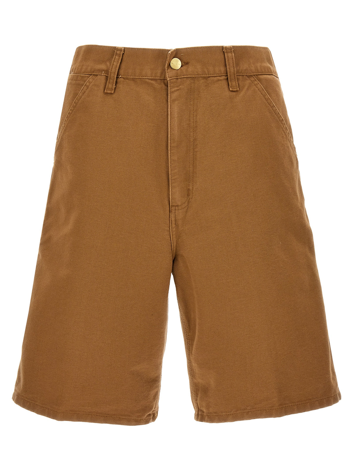 Carhartt Wip Brown Organic Cotton Bermuda Shorts - Sustainable Luxury