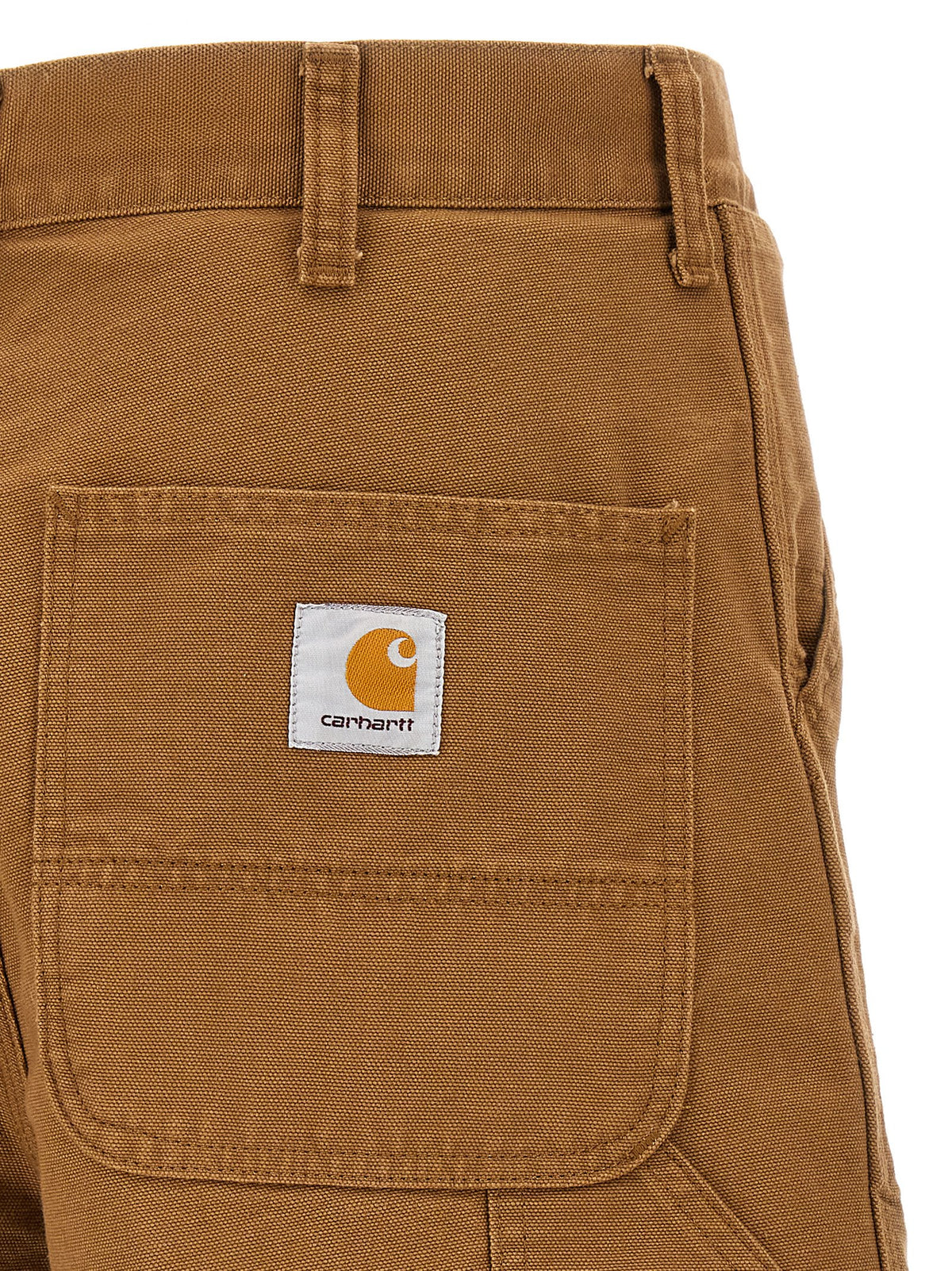 Carhartt Wip Brown Organic Cotton Bermuda Shorts - Sustainable Luxury